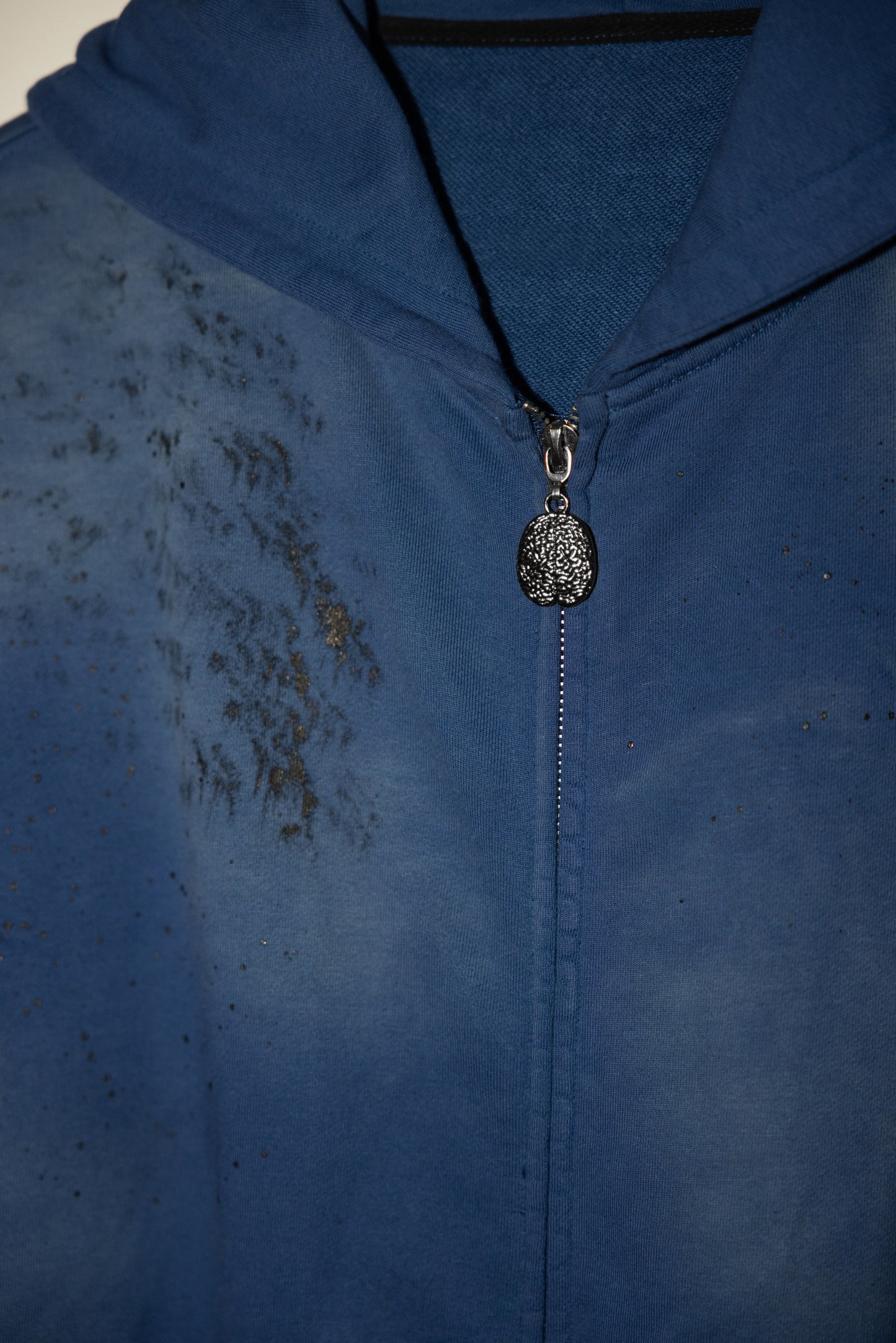 Psilocybin Blue Ink Cerebrum Zip Up Hoodie