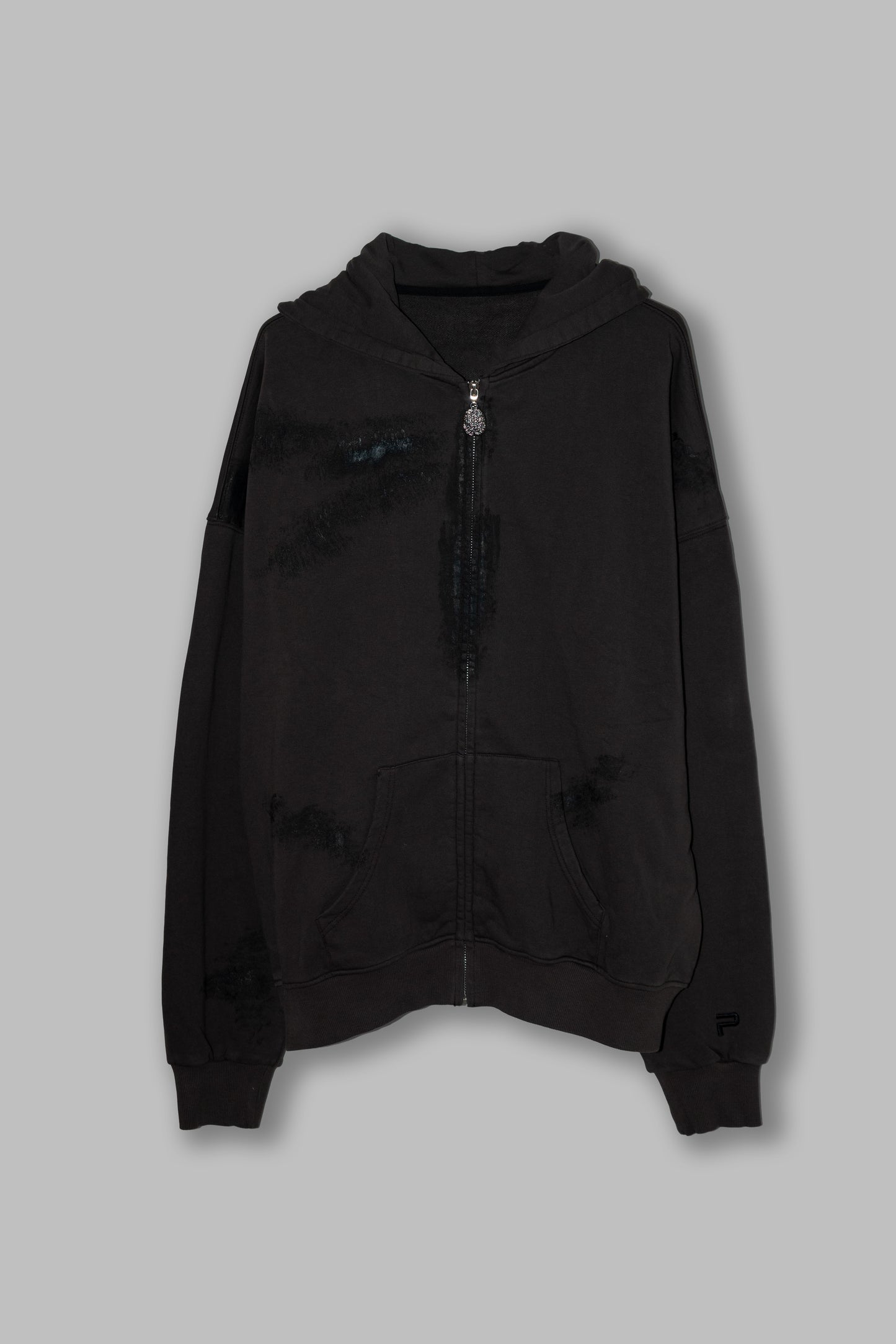Lunar Gray Forest Cerebrum Zip Up Hoodie