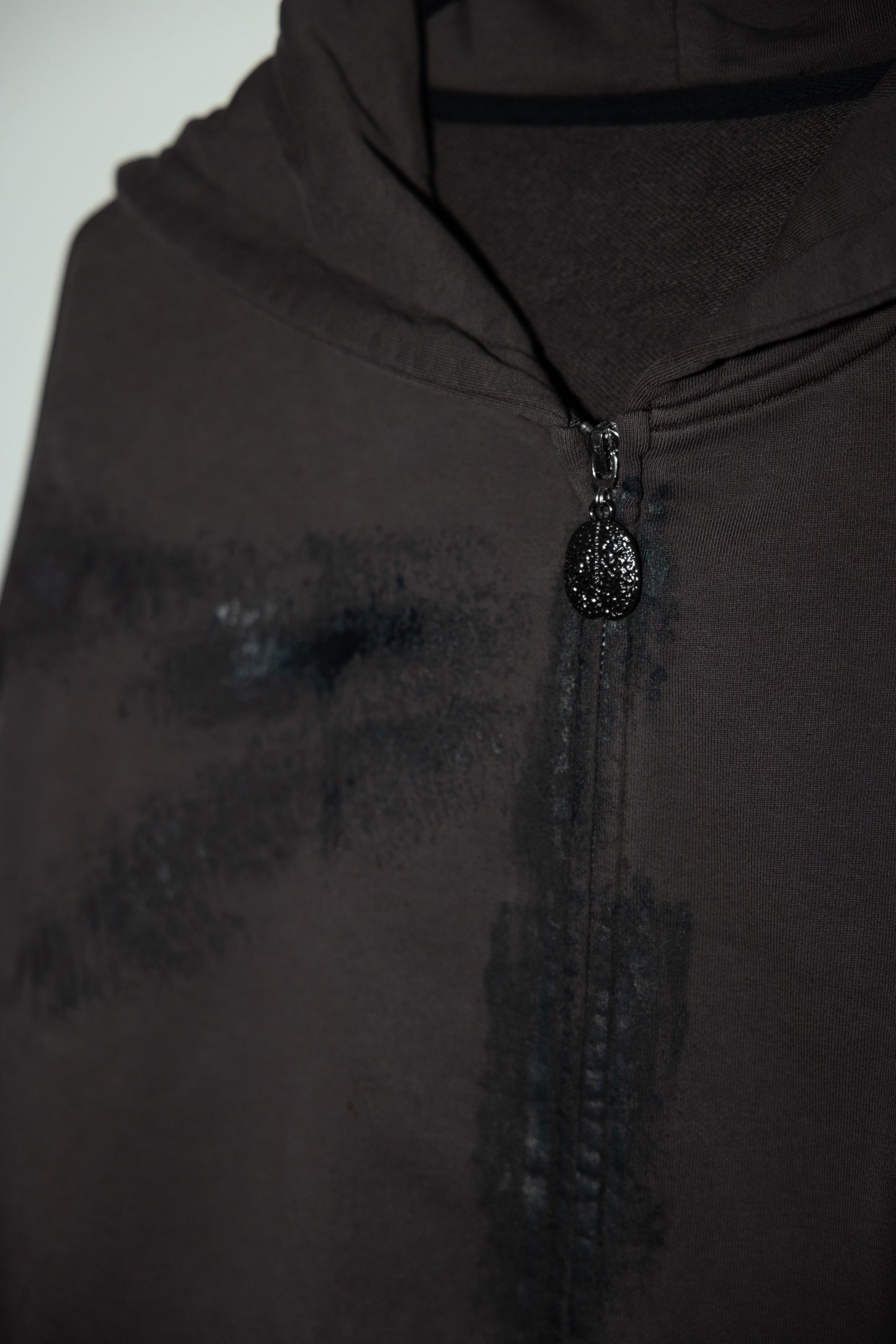 Lunar Gray Forest Cerebrum Zip Up Hoodie