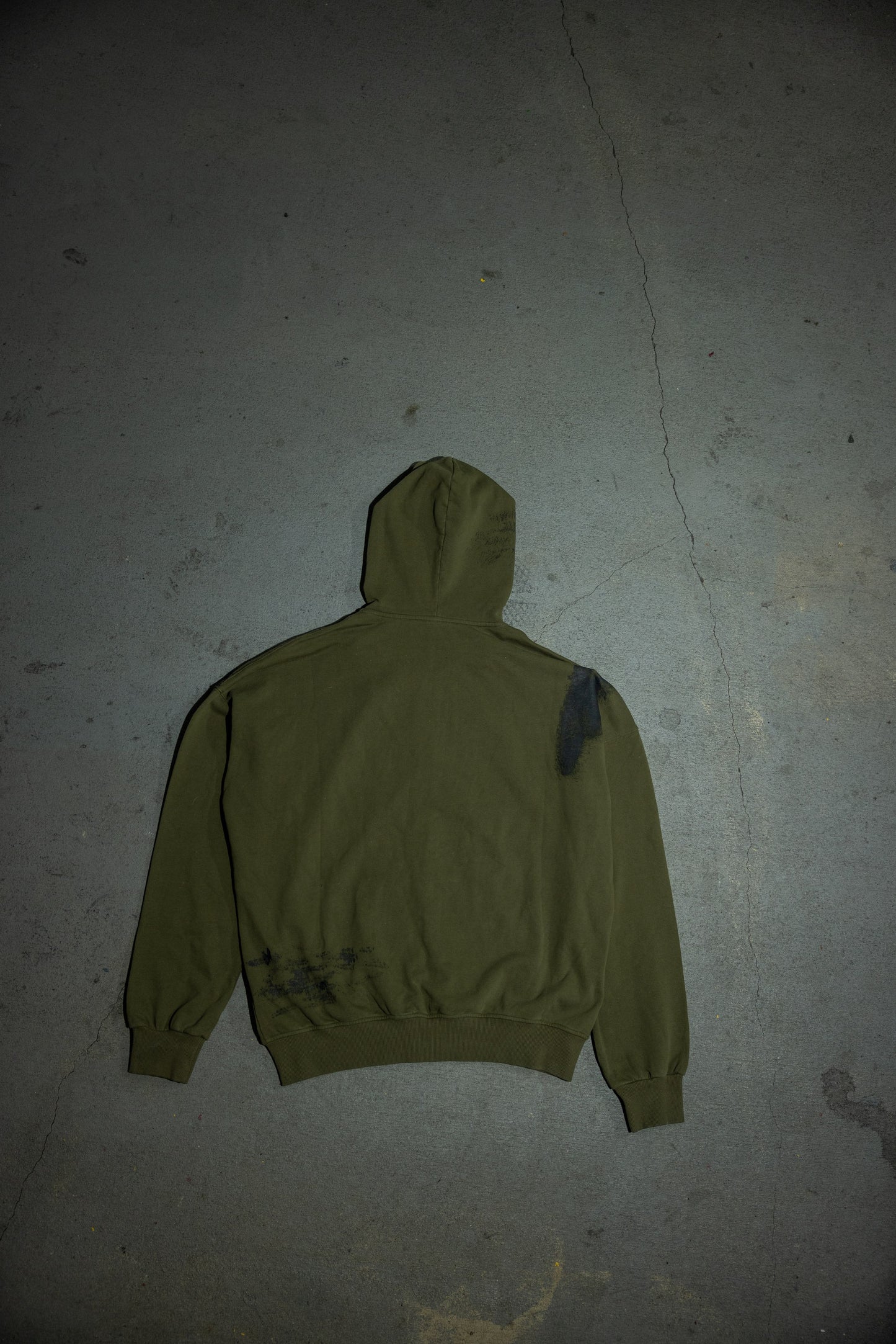 Dark Green Forest Cerebrum Zip Up Hoodie