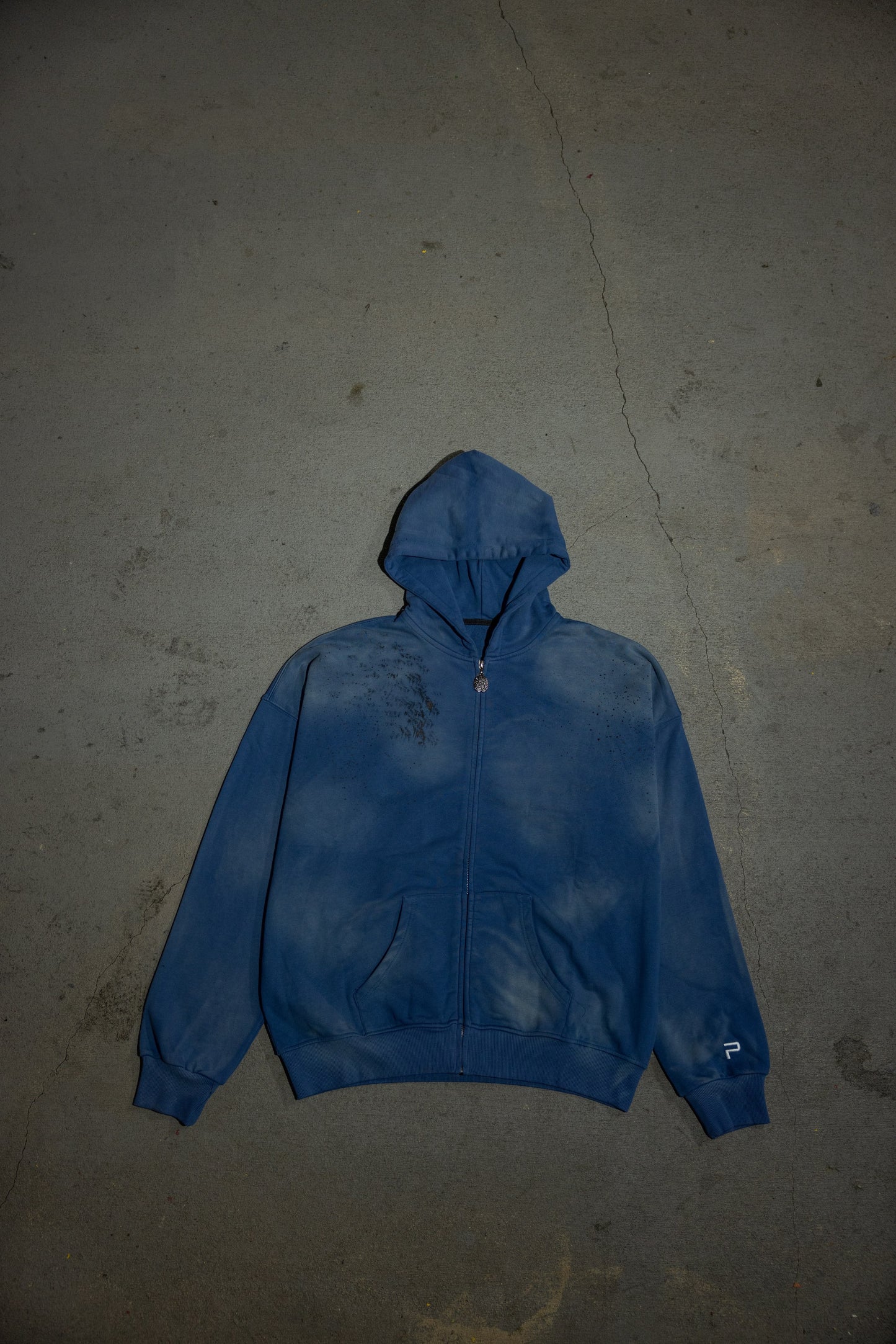 Psilocybin Blue Ink Cerebrum Zip Up Hoodie