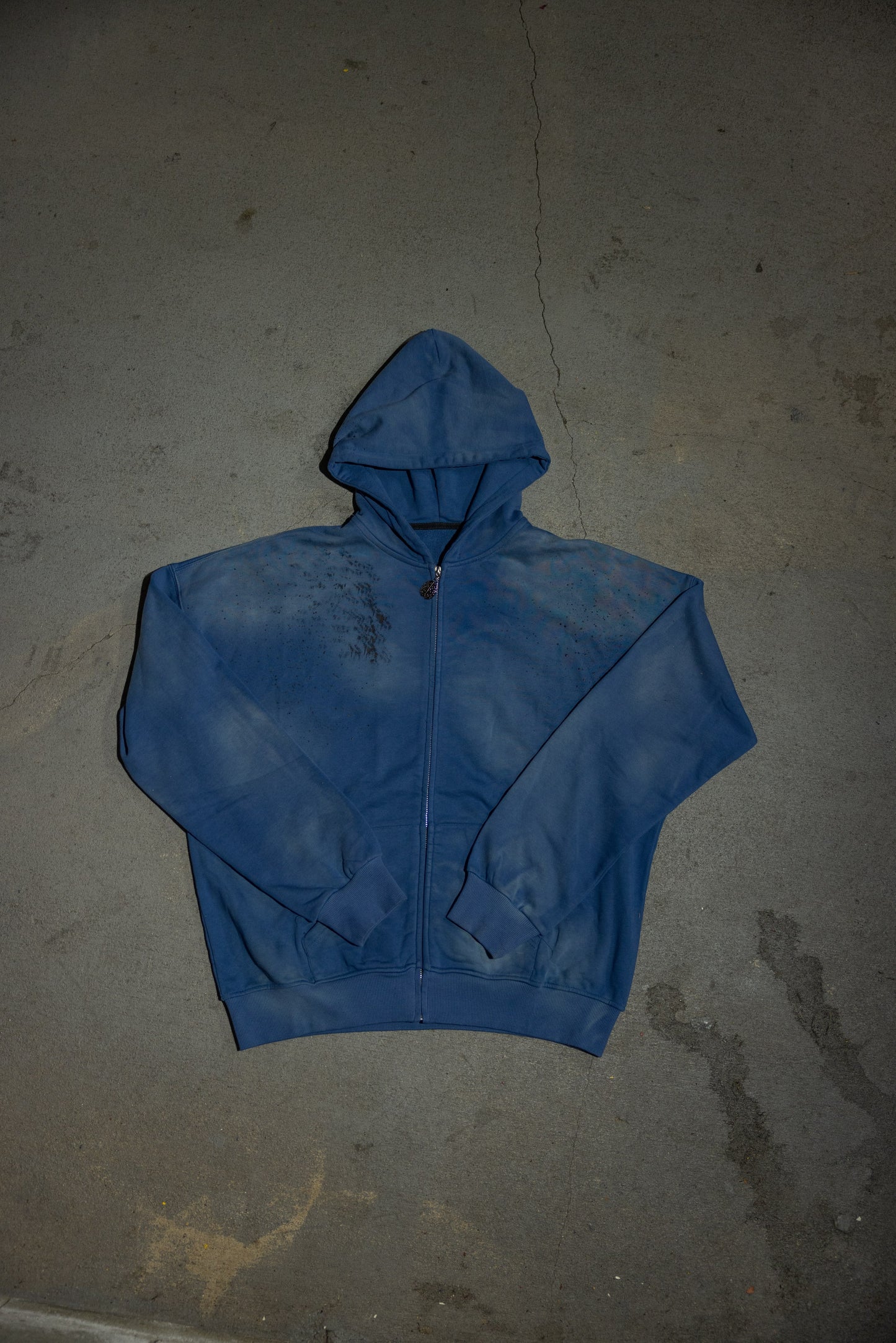 Psilocybin Blue Ink Cerebrum Zip Up Hoodie