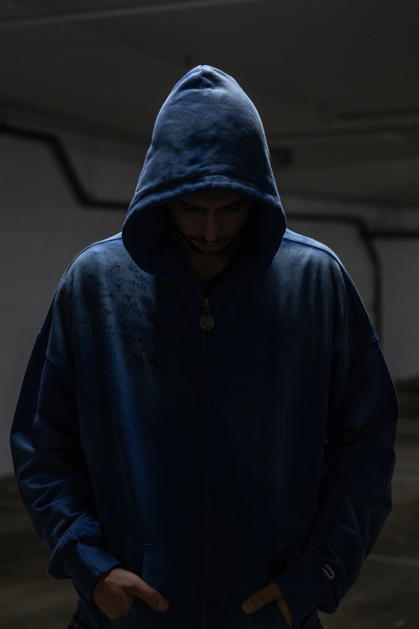 Psilocybin Blue Ink Cerebrum Zip Up Hoodie