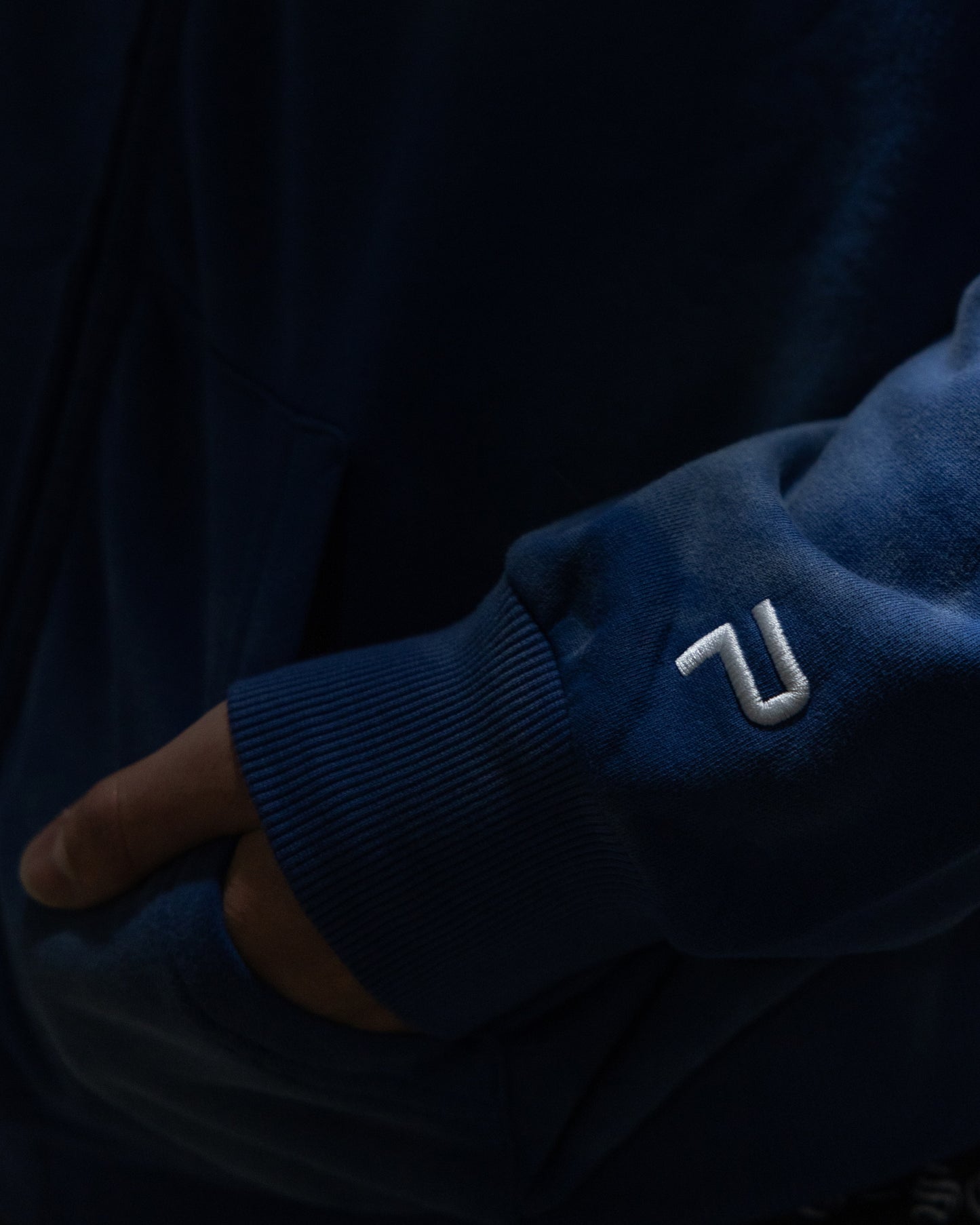 Psilocybin Blue Ink Cerebrum Zip Up Hoodie