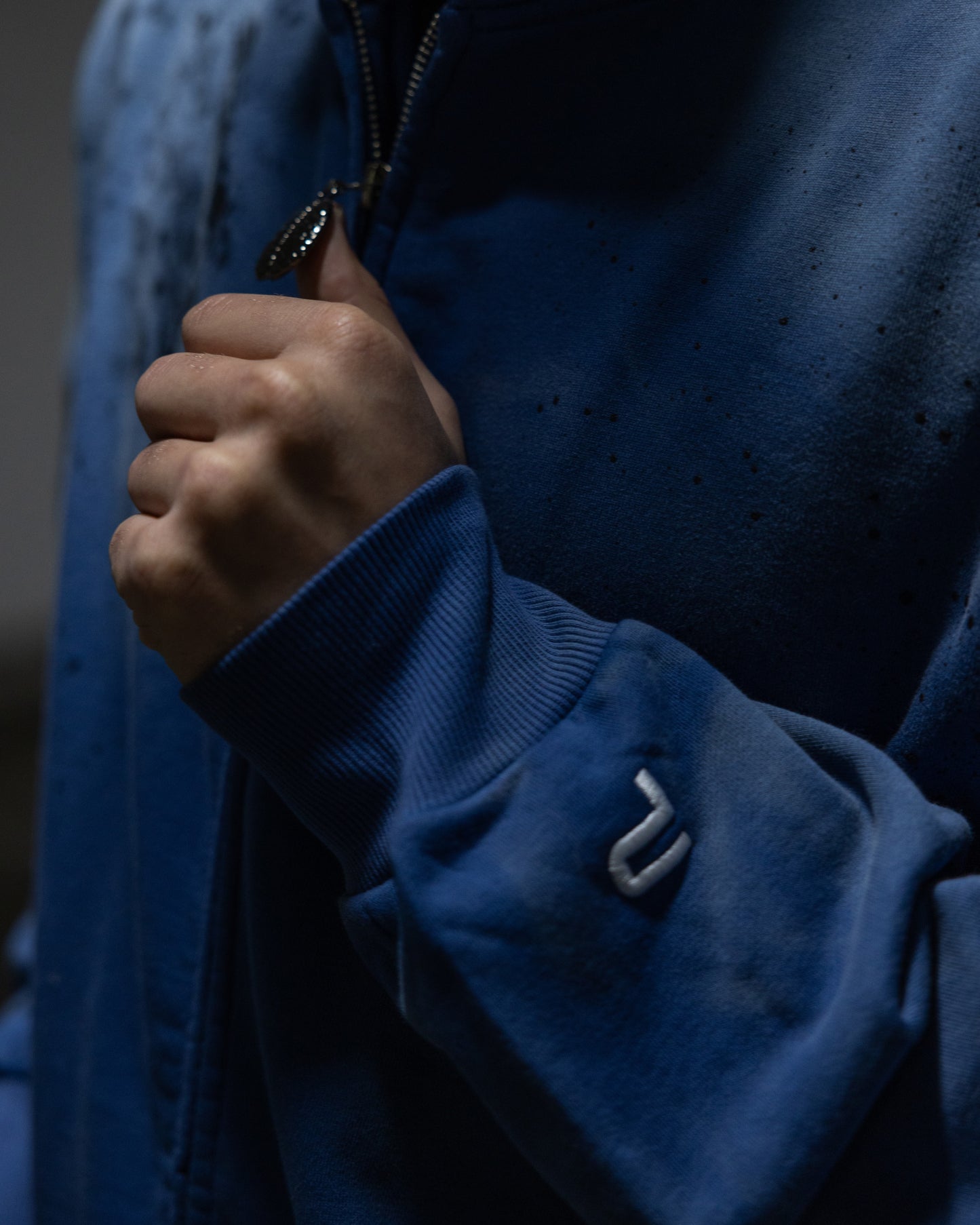 Psilocybin Blue Ink Cerebrum Zip Up Hoodie