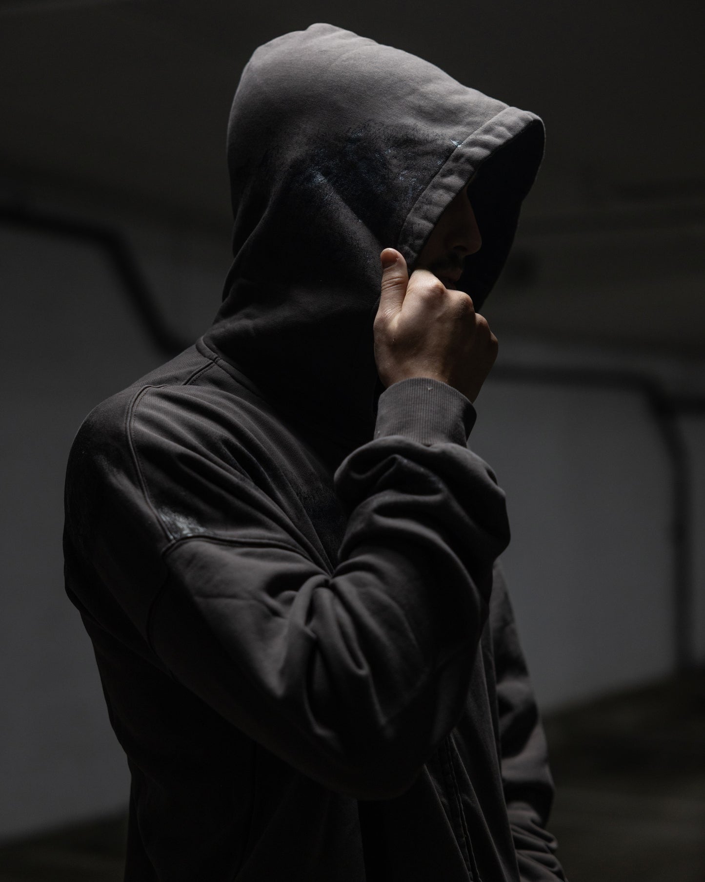 Lunar Gray Forest Cerebrum Zip Up Hoodie