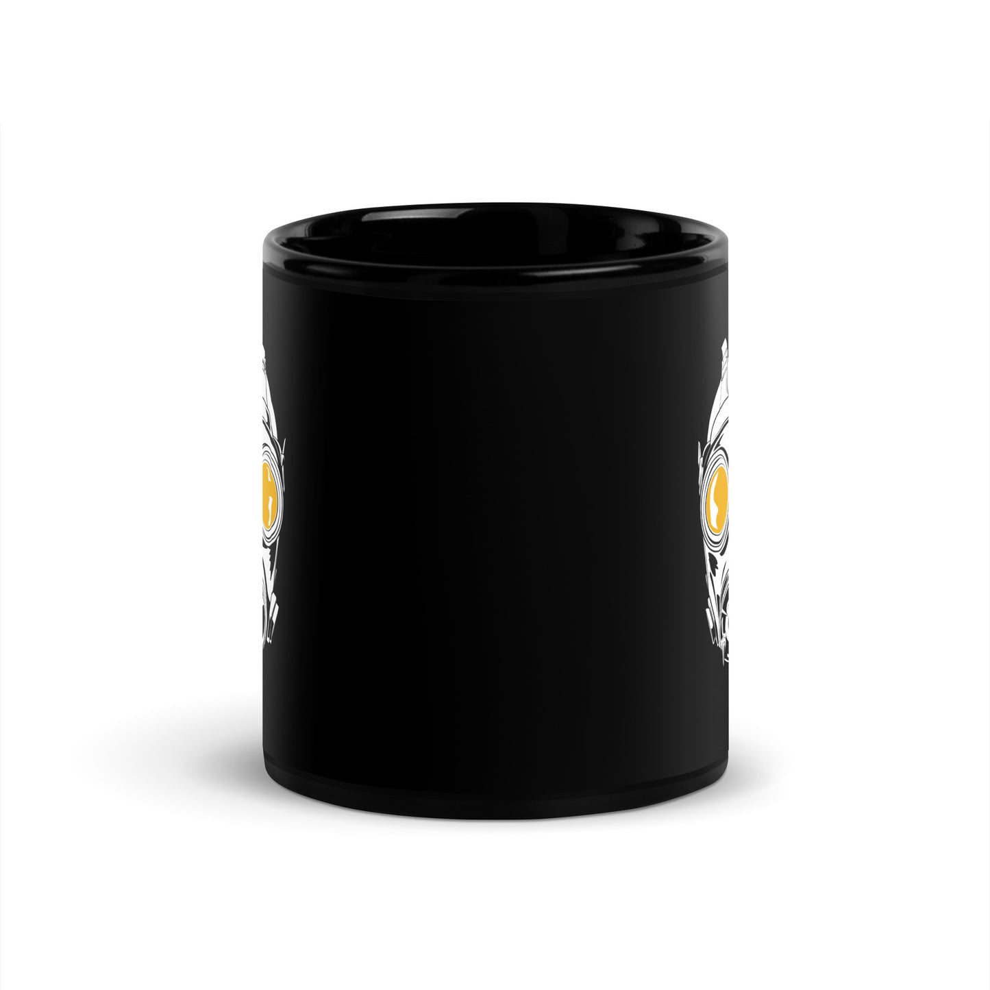 PA BTC Black Glossy Mug