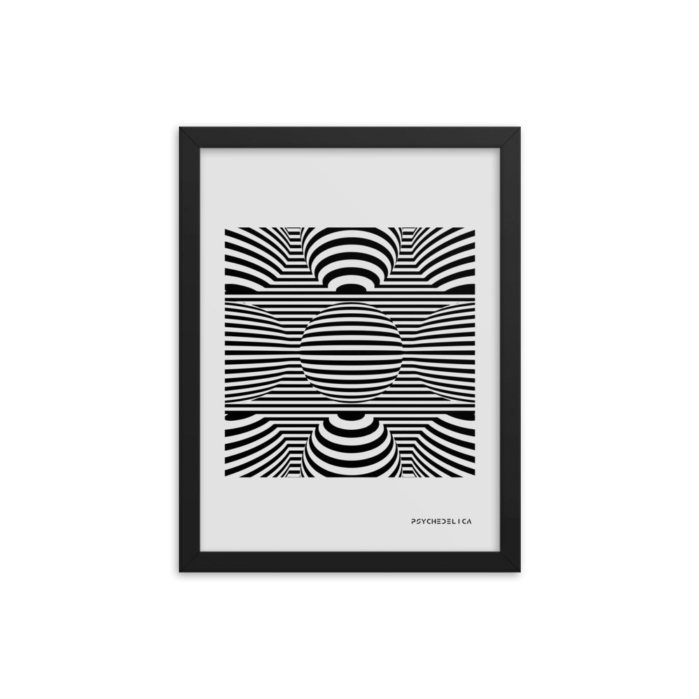 Psychedelica Spheres Framed Poster