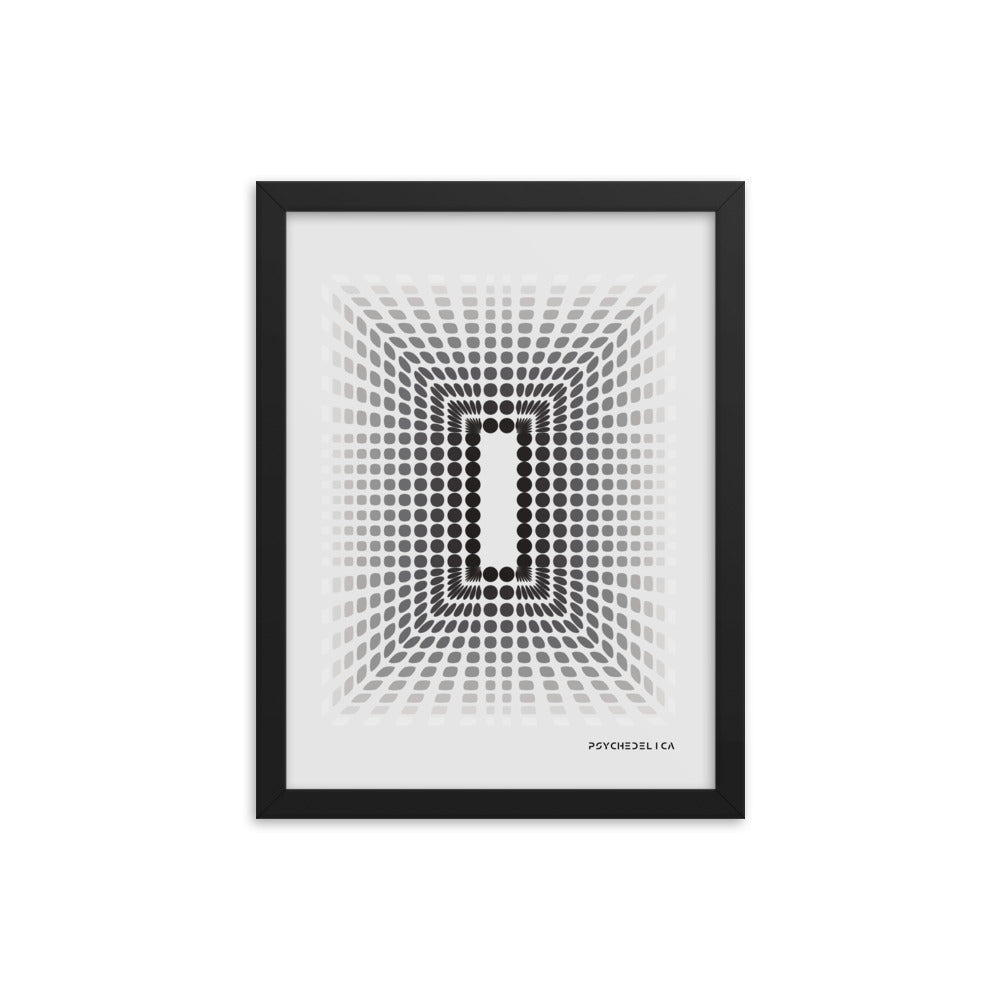 Dots Simplicity Framed Poster
