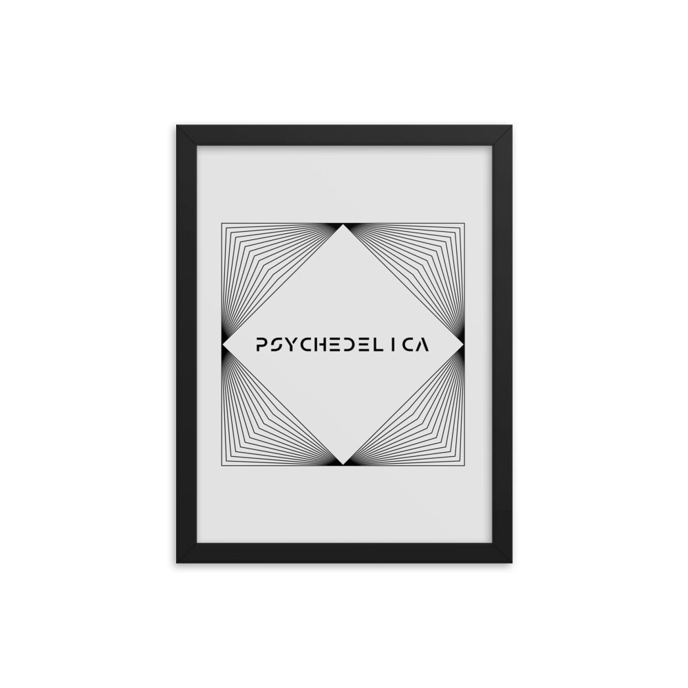 Trippy Diamond Framed Poster