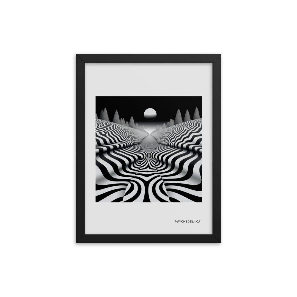 Psychedelic Nature Framed Poster