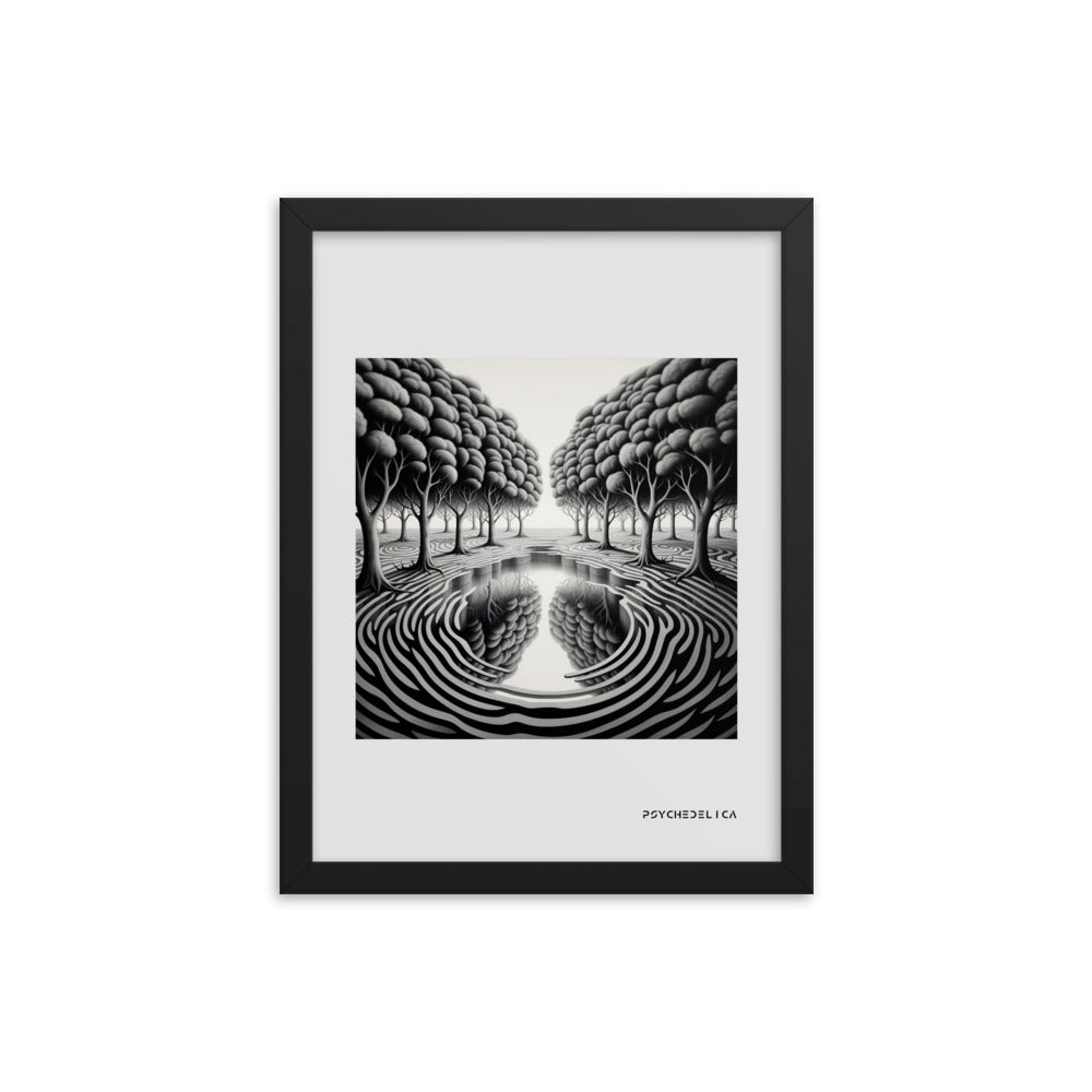 The Upside Down Nature Framed Poster