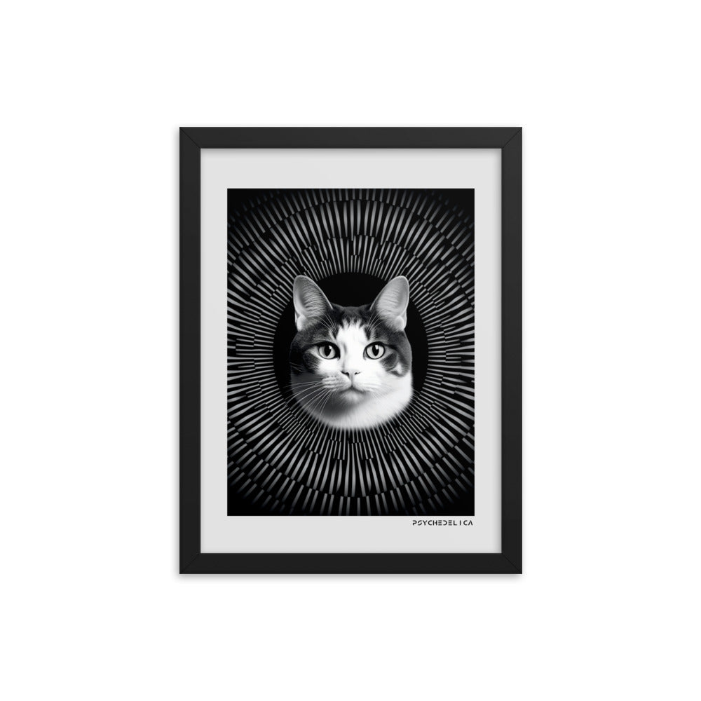 Cat Animalia Framed Poster