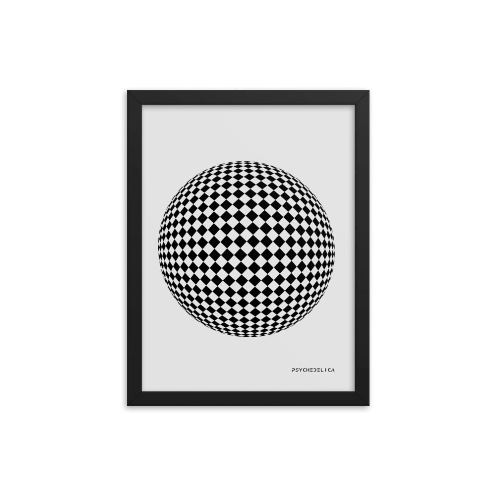 Trippy World Simplicity Framed Poster