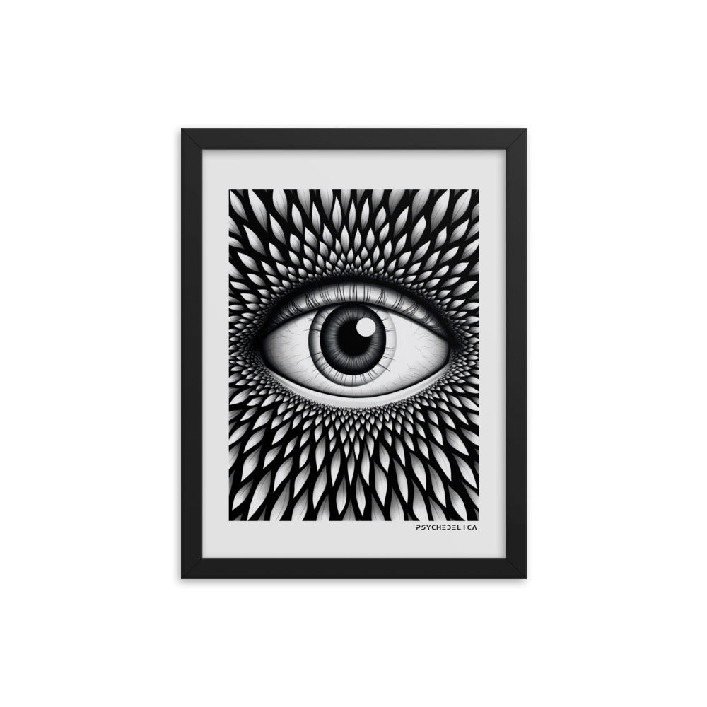 Flower Eye Framed Poster