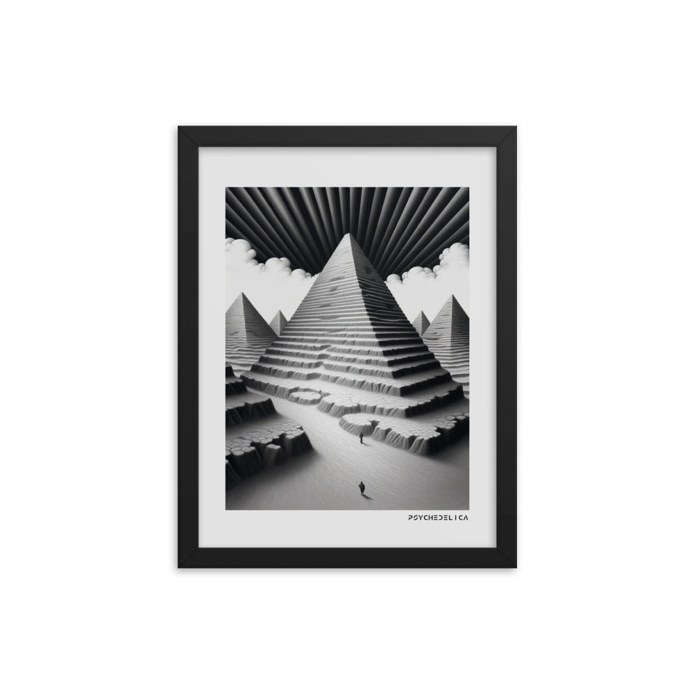 Pyramid Perspective Framed Poster