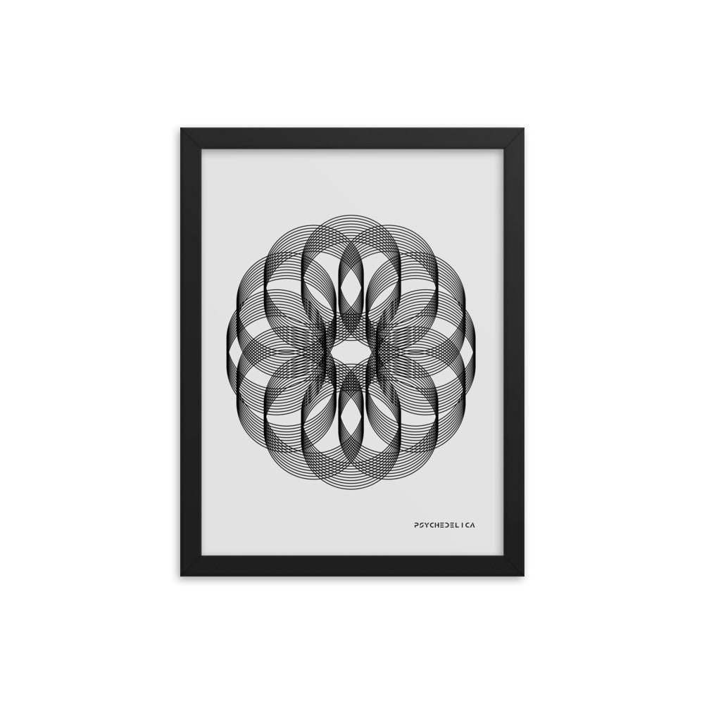 Trippy Faded Framed Poster