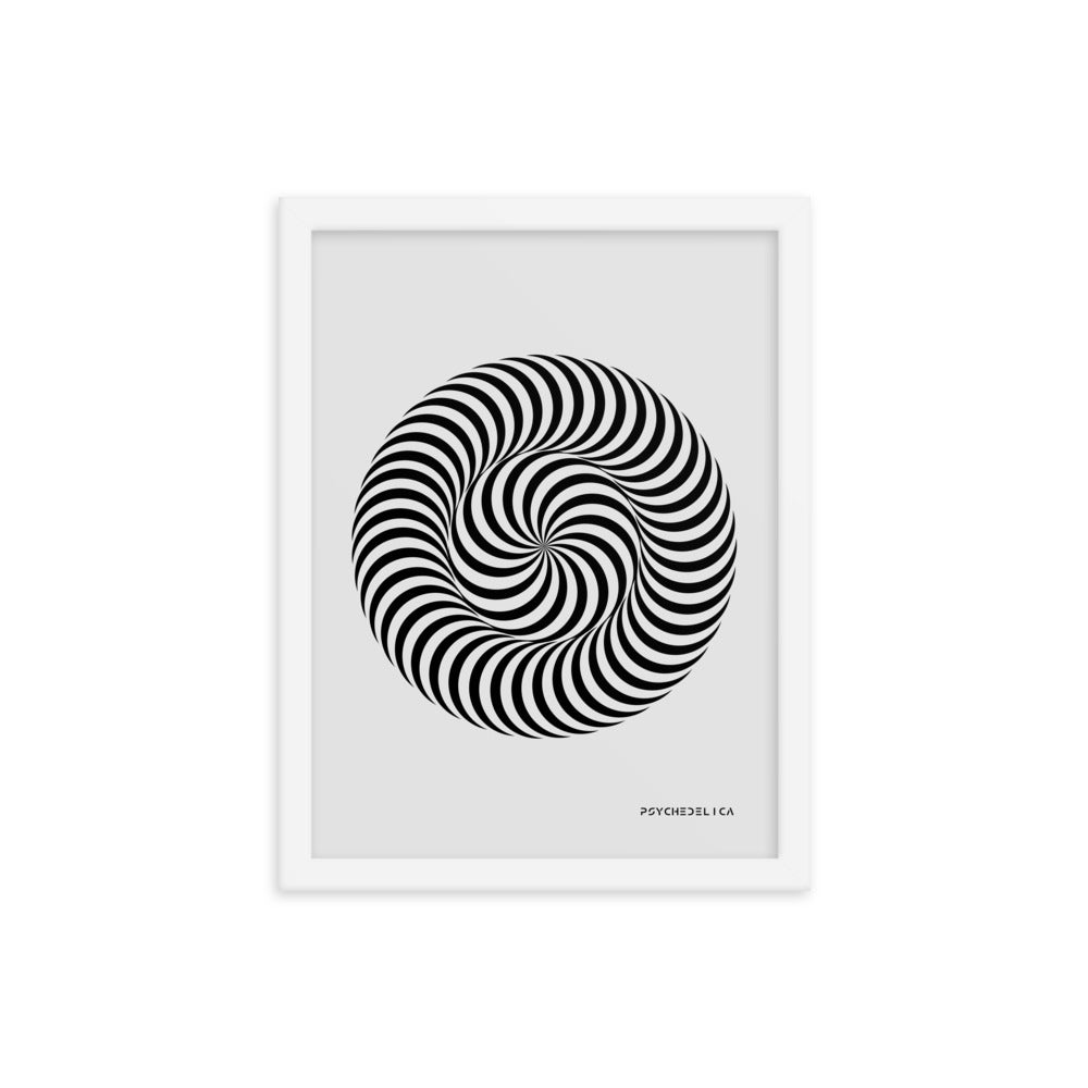 Psychedelica Candy Cane Framed Poster