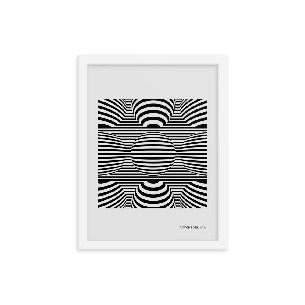 Psychedelica Spheres Framed Poster