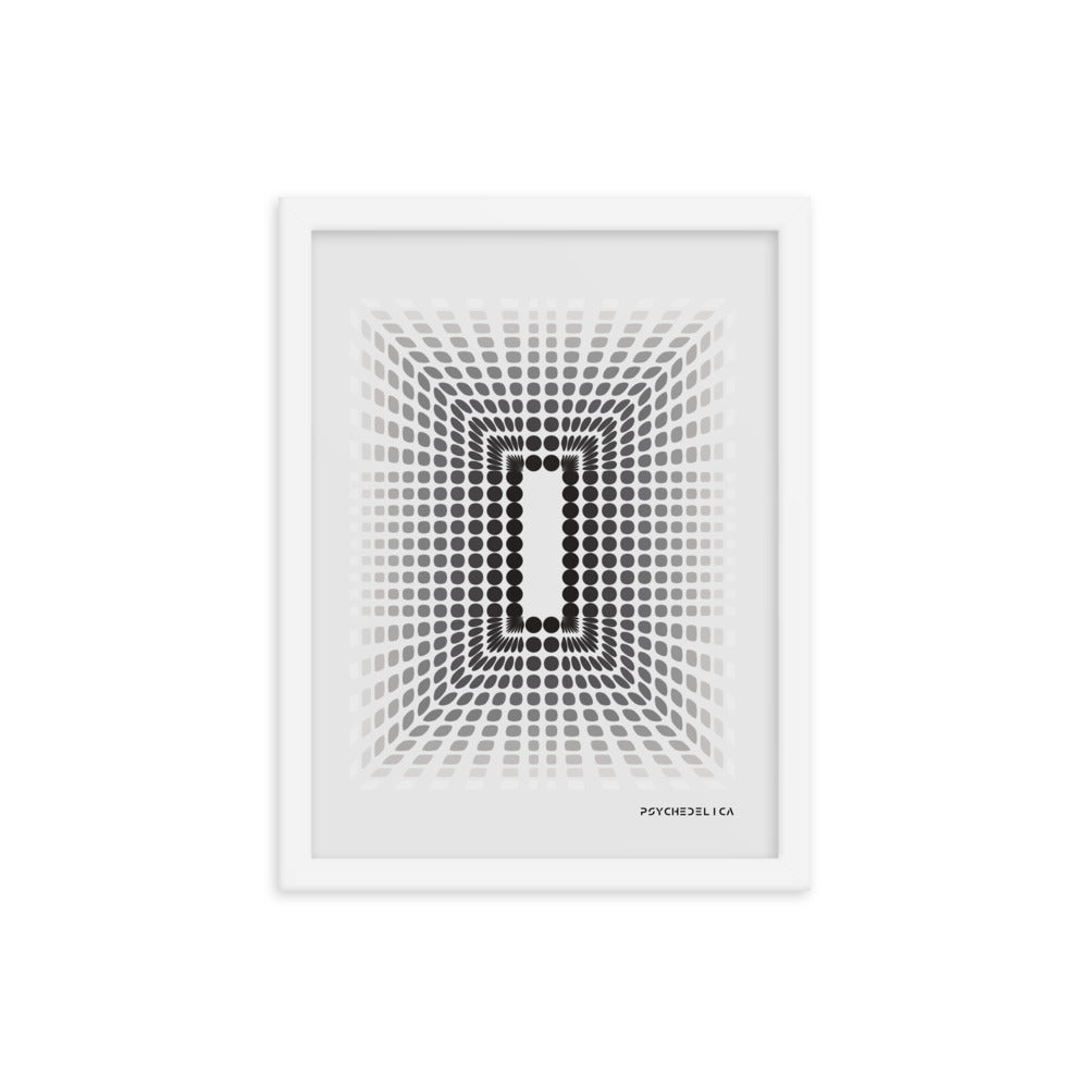 Dots Simplicity Framed Poster