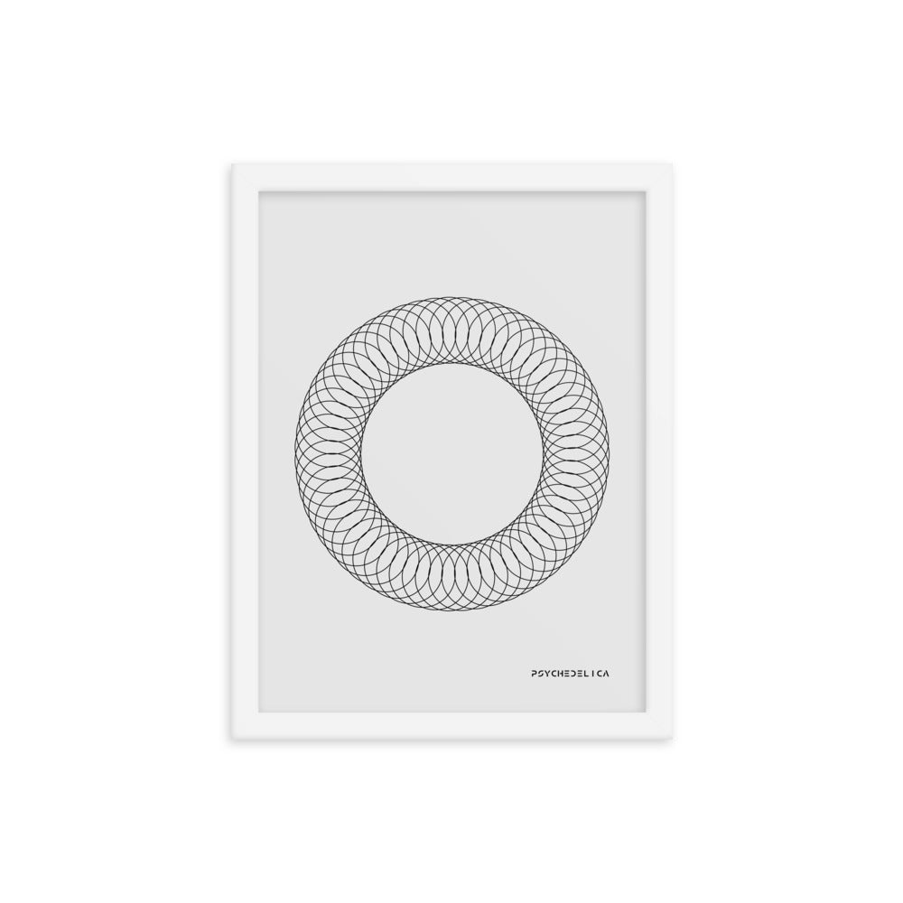 Trippy Ring Framed Poster