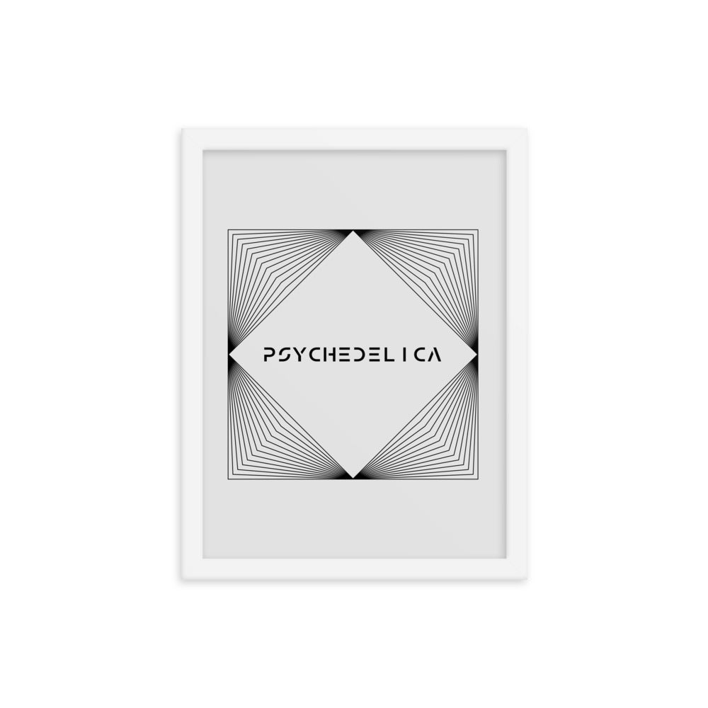 Trippy Diamond Framed Poster