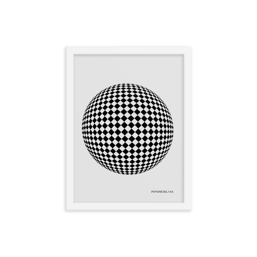 Trippy World Simplicity Framed Poster