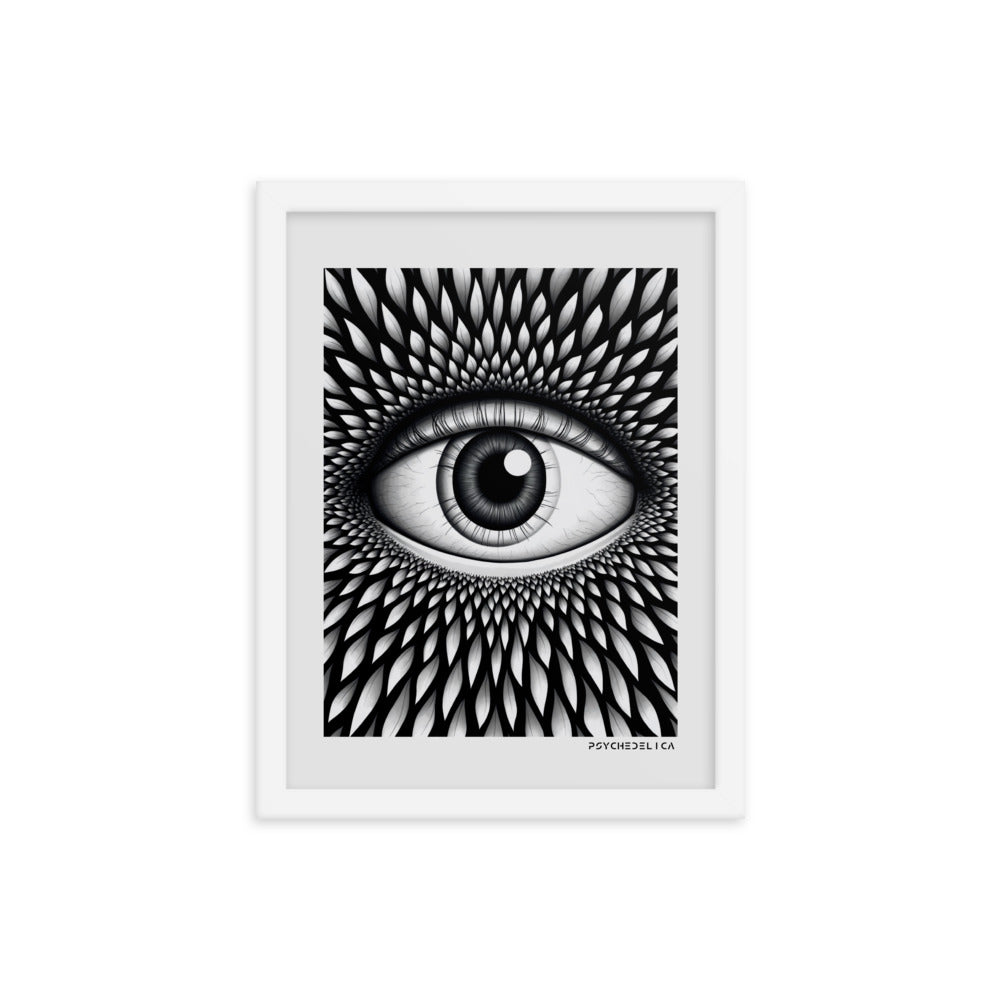 Flower Eye Framed Poster