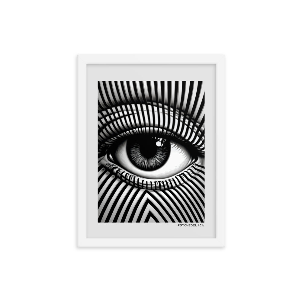 Line Eye Framed Poster