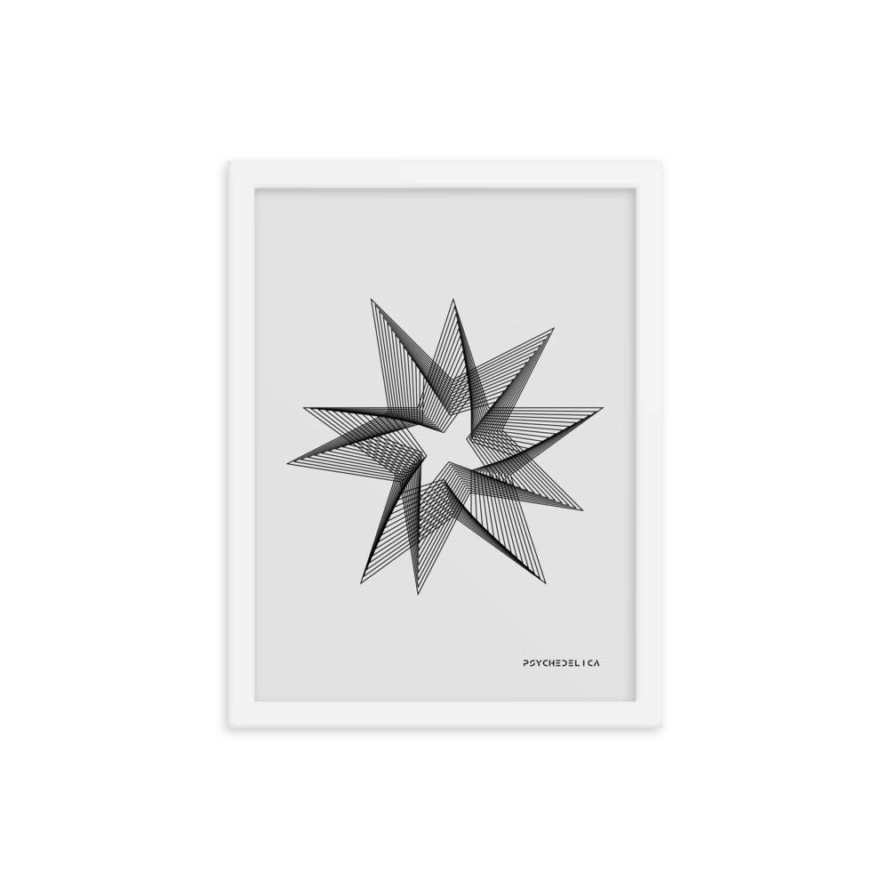 Trippy Stars Framed Poster