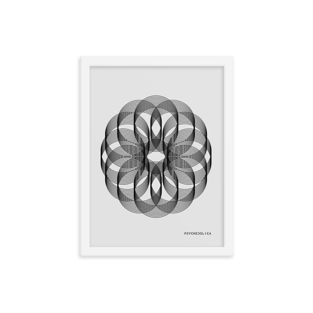 Trippy Faded Framed Poster