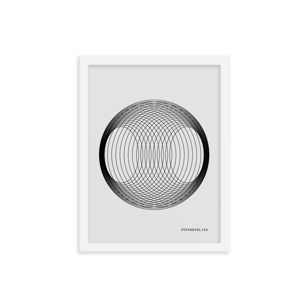 Trippy Sphere Framed Poster