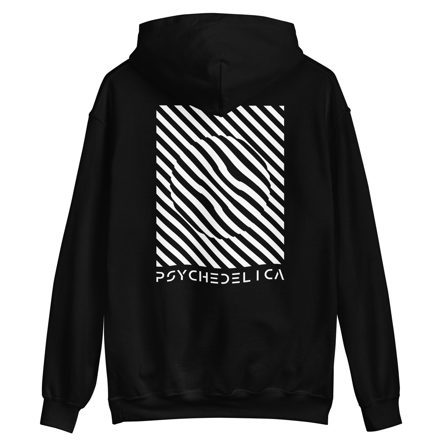 Circle Illusion Embroidered Unisex Hoodie