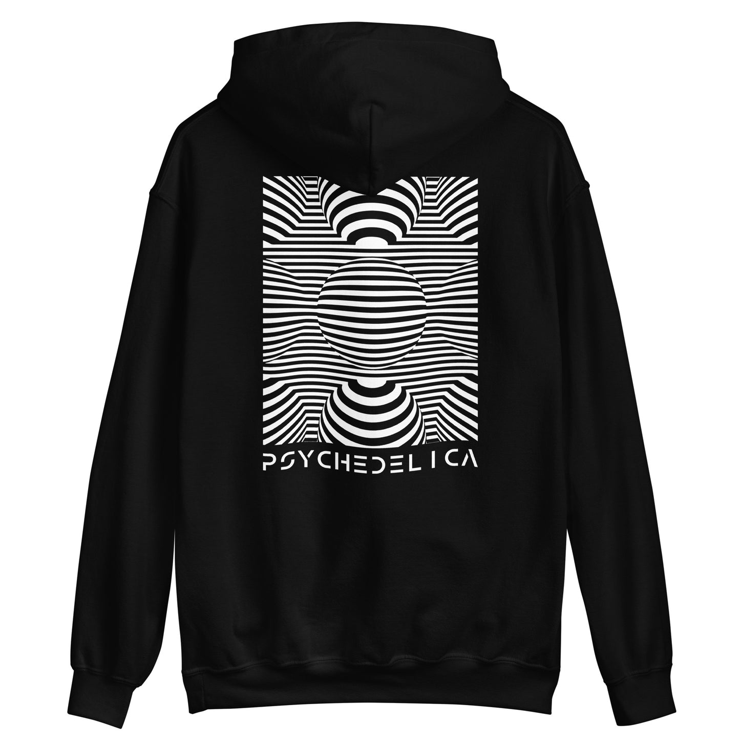 Spheres Illusion Embroidered Unisex Hoodie