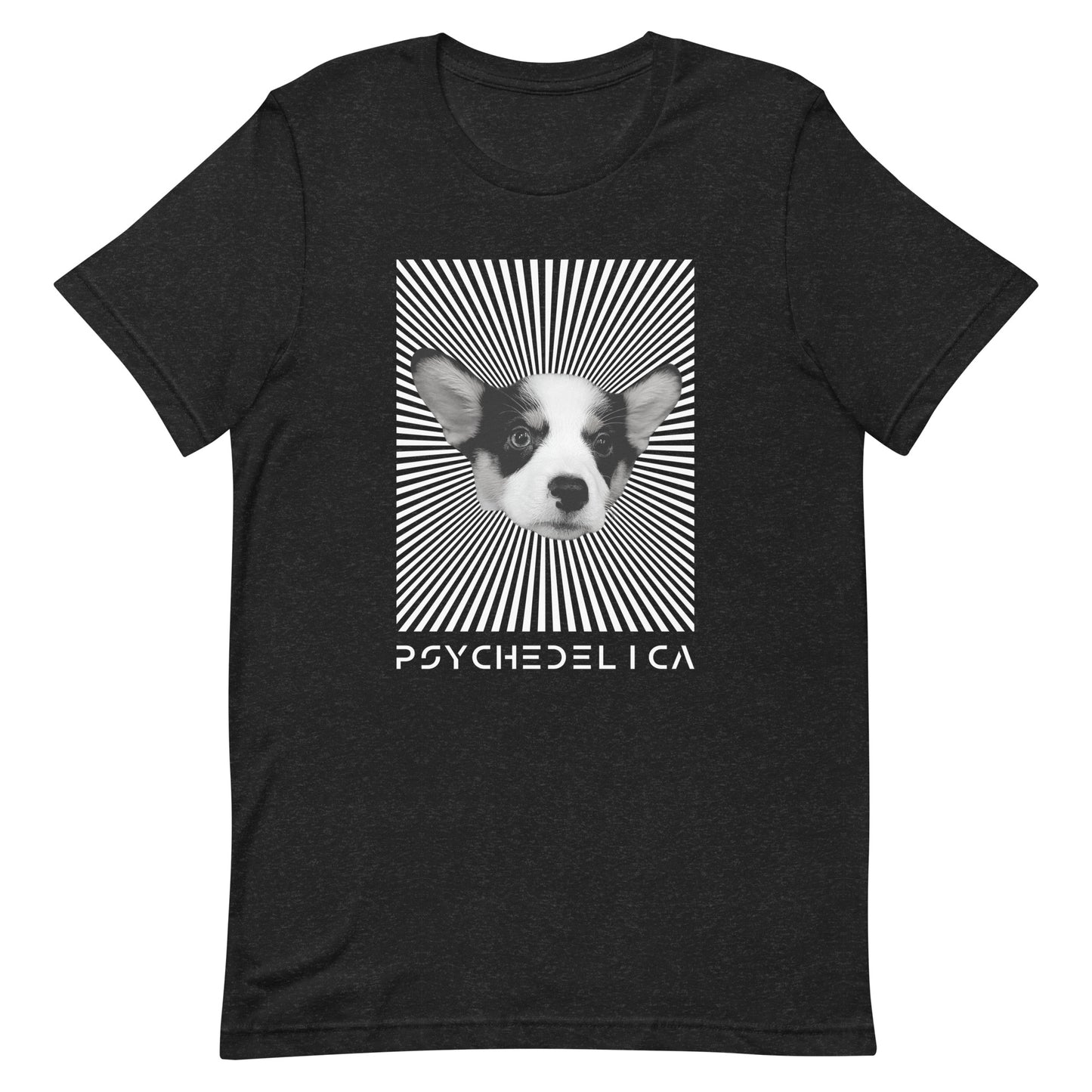 Flying Corgi Illusion Dyno Unisex t-shirt