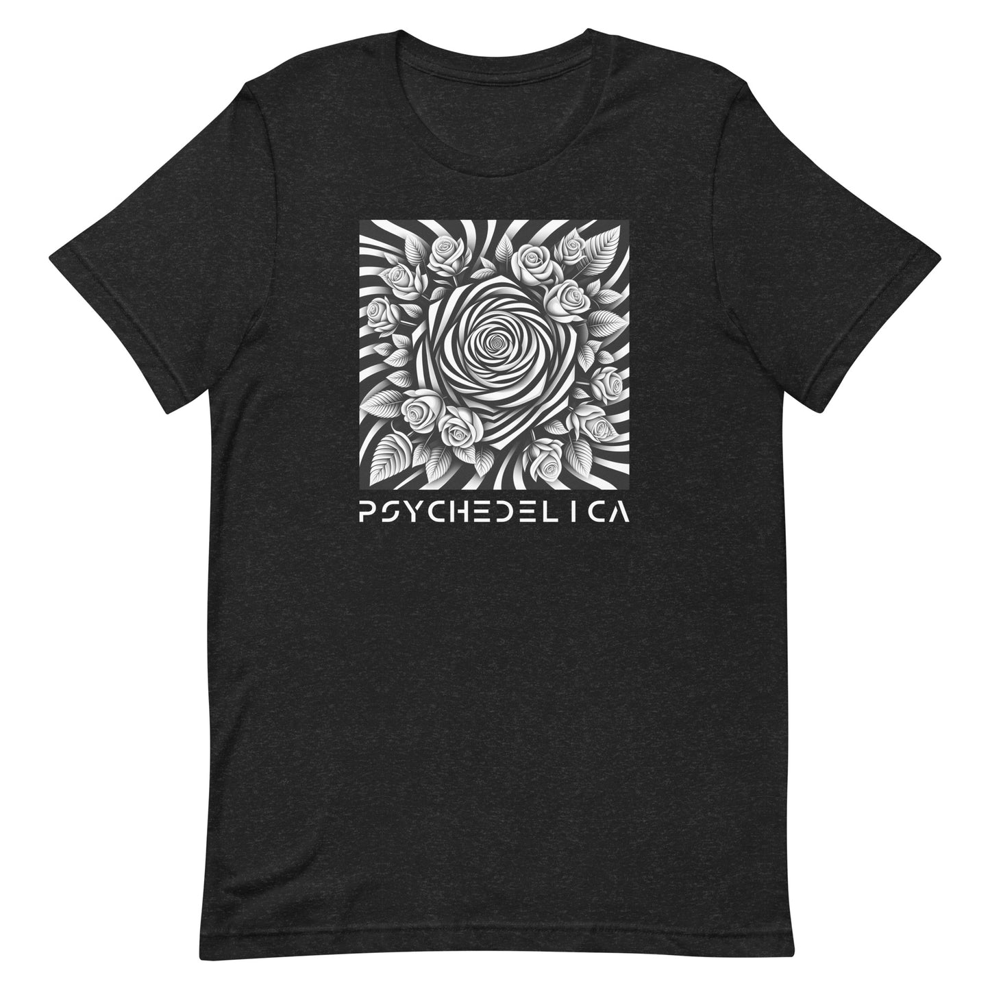 Roses Illusion Nature Unisex t-shirt
