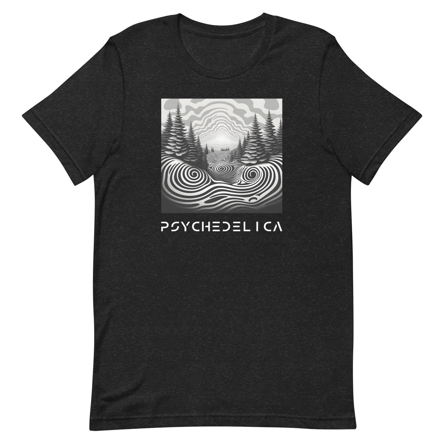 Forest Sunrise Illusion Nature Unisex t-shirt