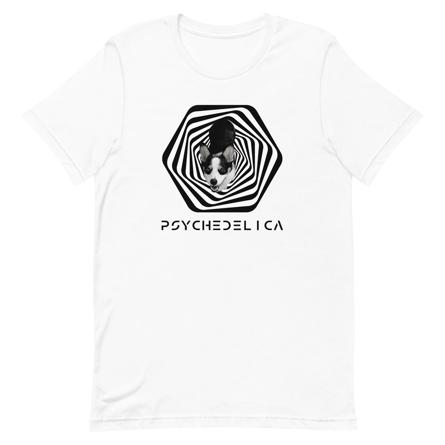 Corgi Dyno Simplicity Unisex t-shirt