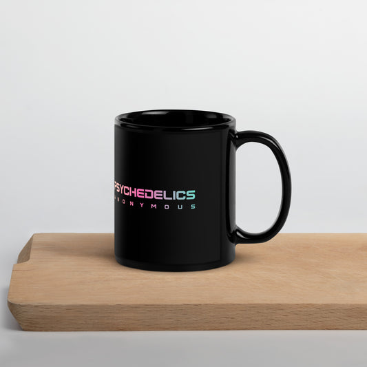 PA Summer Black Glossy Mug