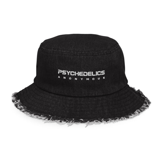 PA Distressed Denim Bucket Hat