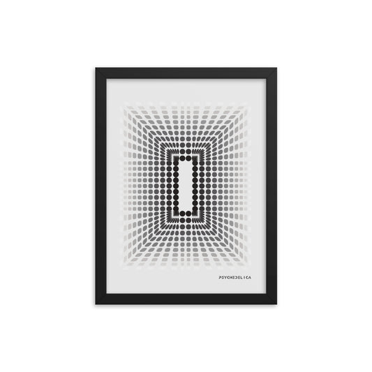 Dots Simplicity Framed Poster