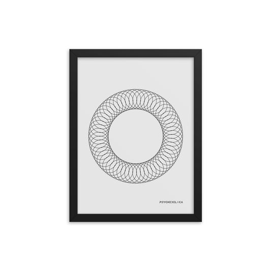 Trippy Ring Framed Poster