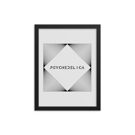 Trippy Diamond Framed Poster