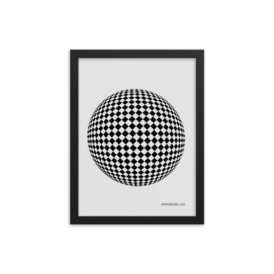 Trippy World Simplicity Framed Poster