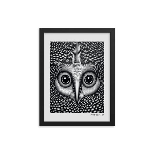 Owl Animalia Framed Poster