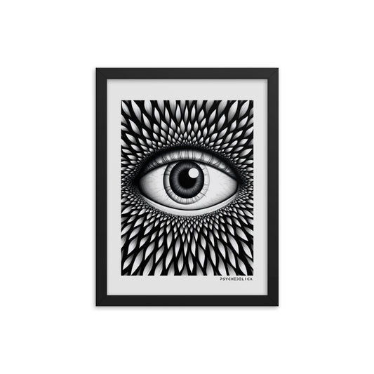 Flower Eye Framed Poster