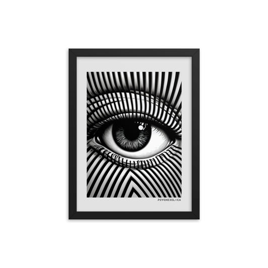 Line Eye Framed Poster