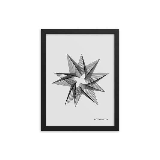 Trippy Stars Framed Poster