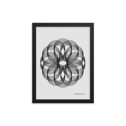 Trippy Faded Framed Poster