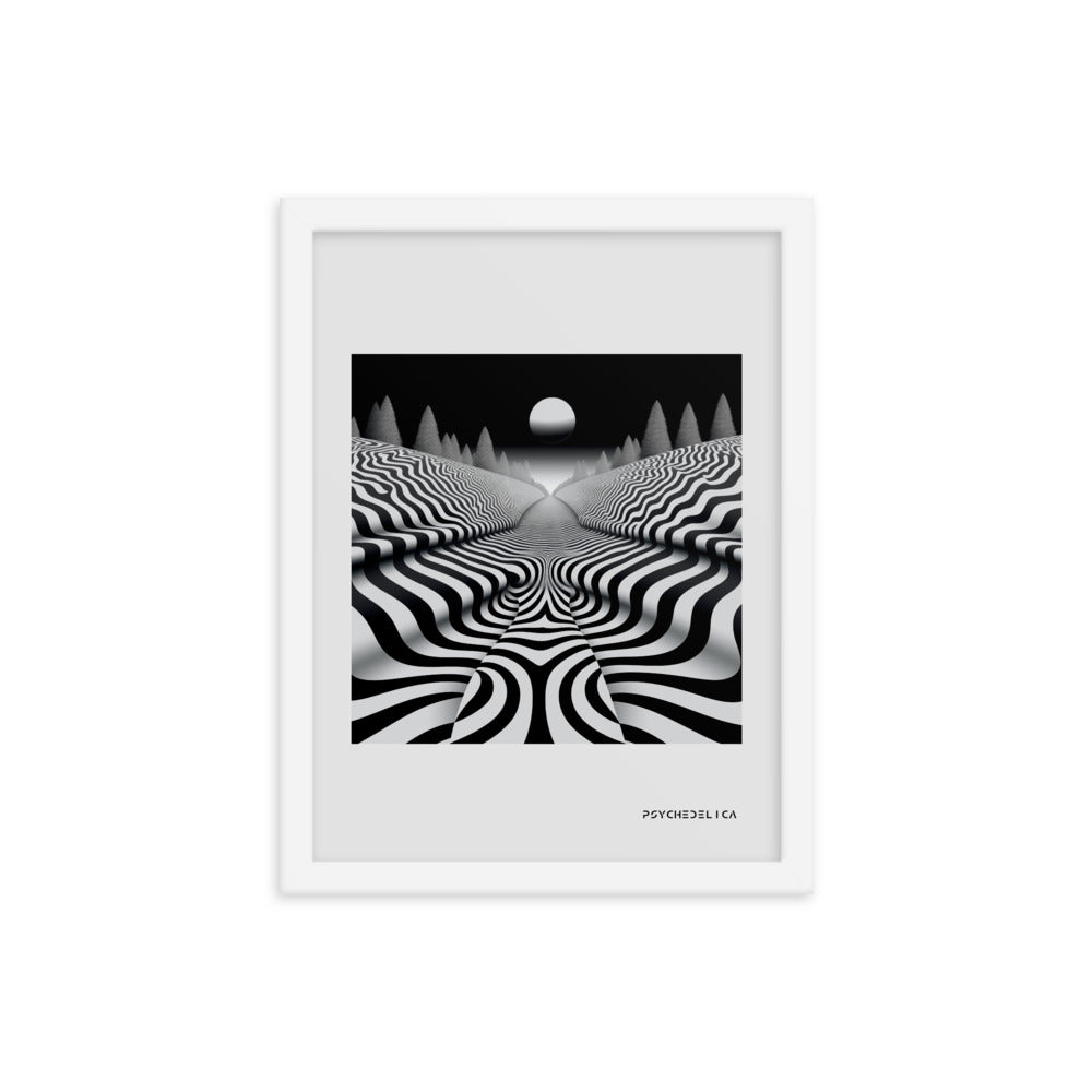 Psychedelic Nature Framed Poster